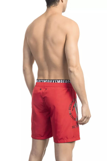 Chic Layered Drawstring Swim Shorts